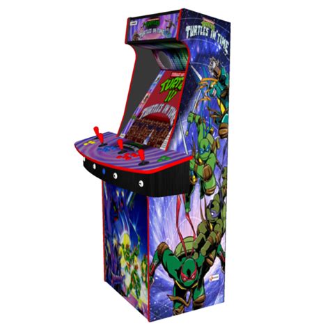 Teenage Mutant Ninja Turtles In Time TMNT, 4 Player Upright Arcade, Multicade - arcadecity