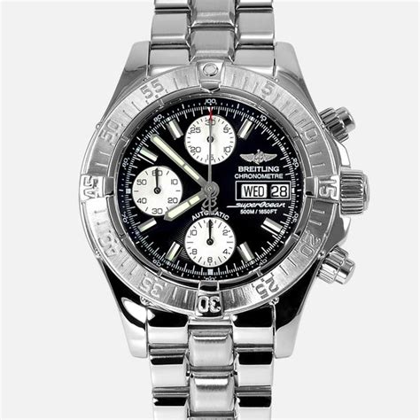 Breitling Superocean Chronograph Black Diver Watch A13340 - NEOFASHION