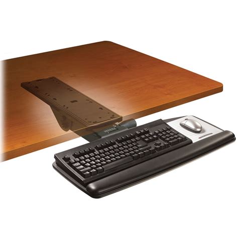 3M AKT91LE Adjustable Keyboard Tray with Easy-Adjust Arm AKT91LE