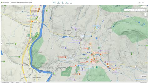 Claremont New Hampshire Map and Claremont New Hampshire Satellite Image