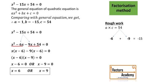 How To Solve Quadratic Equations Factoring at Bernice Navas blog