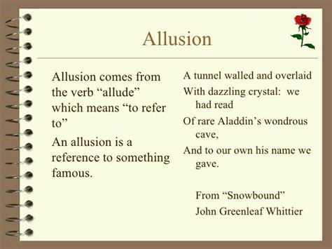 80 allusion poetry example