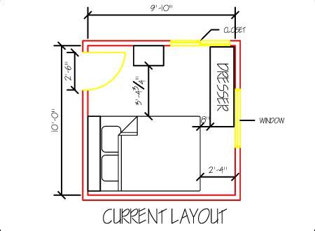 Small Bedroom Design Part 1: Space Planning | Small bedroom layout, Bedroom furniture layout ...