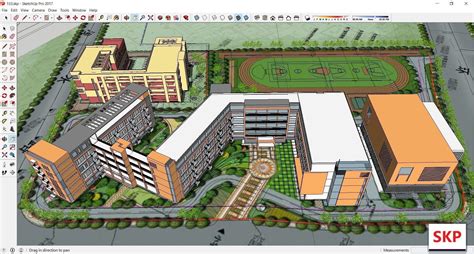 3D Sketchup 133 - School | CGTrader