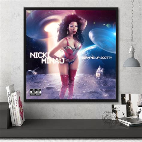 Nicki Minaj beam me up scotty Album Cover Music Cover Poster | Etsy