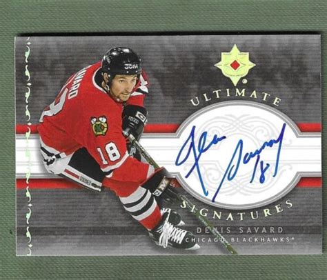 2006-07 UD Ultimate Signatures DENIS SAVARD AUTOGRAPH AUTO - MINT | eBay