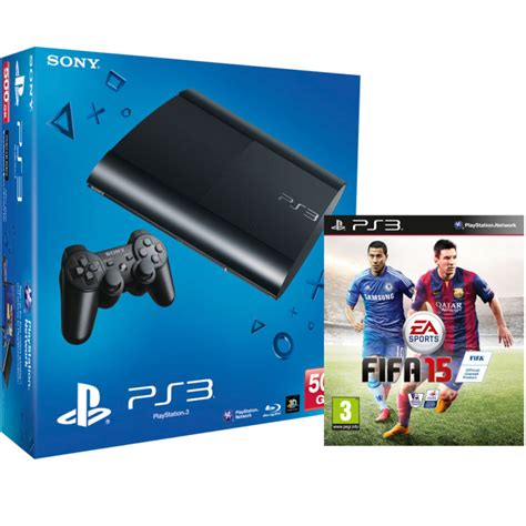 Sony PlayStation 3 Slim 500GB Console - Includes FIFA 15 Games Consoles ...