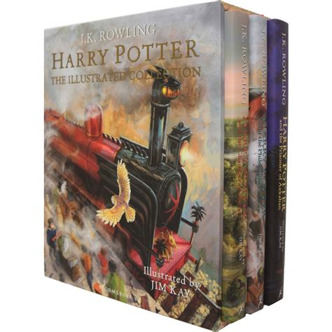 Harry Potter Hardback Illustrated Collection Book Box Set | BIG W ...