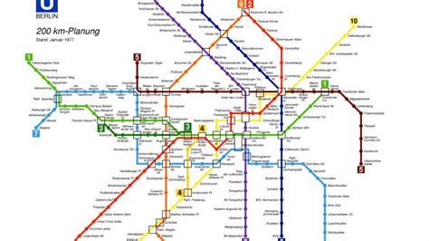 Mappa della Metro, Turistica e dei quartieri di Berlino