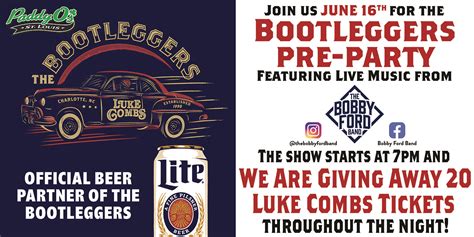 Paddy O's St. Louis | Bootleggers Pre-Party & Luke Combs Ticket Giveaway