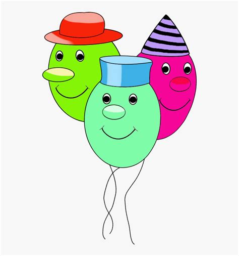 Funny Birthday Balloons - Balloon, HD Png Download - kindpng