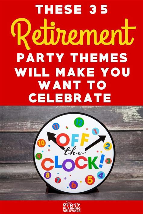 ⋆ These 35 Retirement Party Themes Will Make You Want to Celebrate ⋆ ...