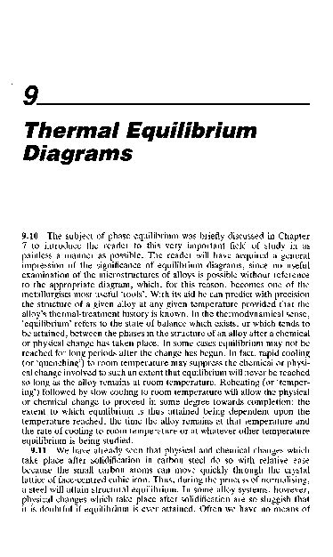 (PDF) Thermal Equilibrium Diagrams