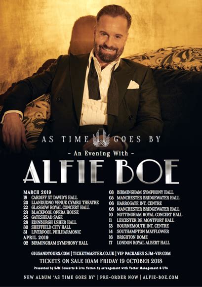 ALFIE BOE Announces UK Tour March-April 2019 - London Connected