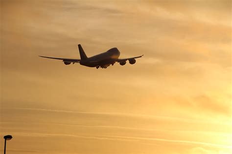 Boeing 747 Cargo plane | NCA cargo plane taking off at sunse… | Flickr