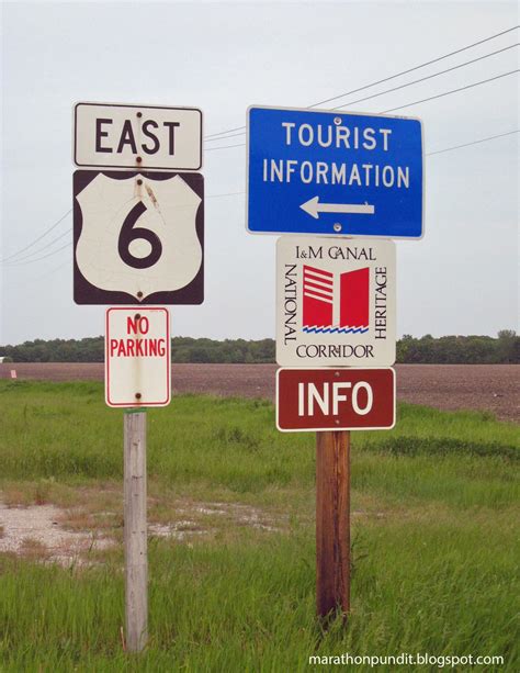 Marathon Pundit: (Photo) Signs for US Route 6 and the I&M National Heritage Corridor