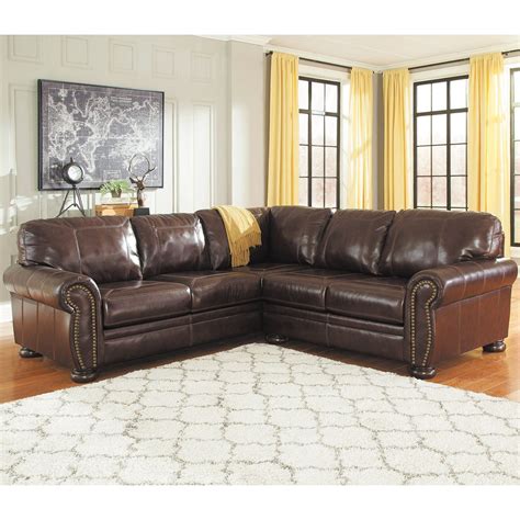 2PC LAF Sofa Leather Sectional 0H0-504LS-2PC | Ashley Furniture | AFW.com