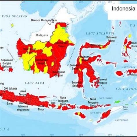 Indonesia Disaster Risk Index Map [9]. | Download Scientific Diagram