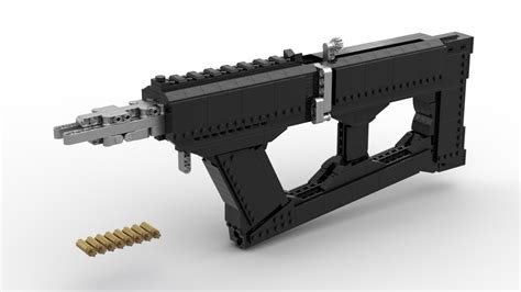 Lego: Compact Sniper Rifle "Mini Beast" (Working) + Instructions - YouTube