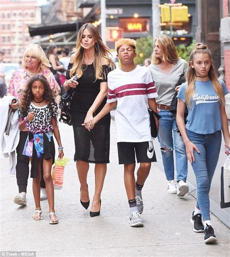 Heidi Klum steps out in NYC with her kids after The Tonight Show | Heidi klum's children, Heidi ...