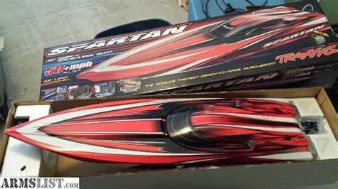 ARMSLIST - For Sale: RC boat Traxxas Spartan