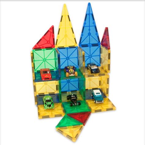 Magnetic tiles, magnetic building blocks, STEAM toys, 32PCS set | Magnetic tiles, Magnetic ...