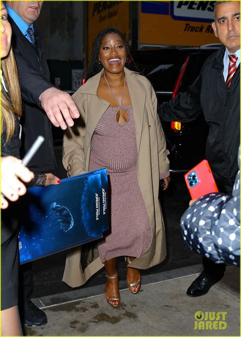 Pregnant Keke Palmer Cradles Baby Bump in Dazzling Dress After Boyfriend Darius Jackson Shares ...