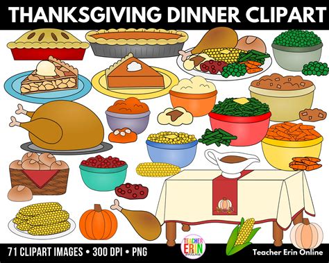 Thanksgiving Dinner Clipart