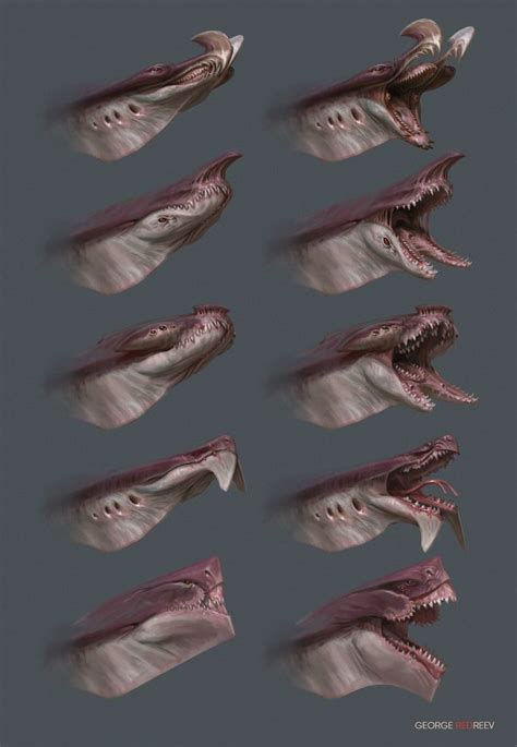 ArtStation - monsters pack "kaiju", George REDreev | Criaturas extrañas ...