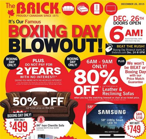 The Brick Canada Boxing Day 2015 Deals & Flyer Sneak Peek - Canadian ...