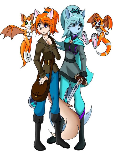 Dust: An Elysian Tail': Ginger, Fidget and OCs by CessieRose25 on ... | Character inspiration ...