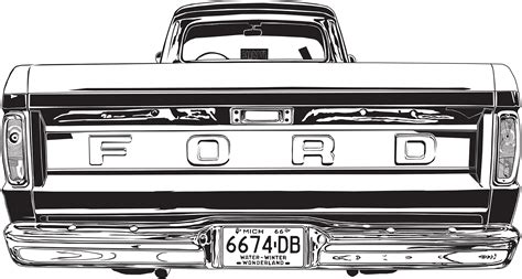 Ford Truck Vector at GetDrawings | Free download