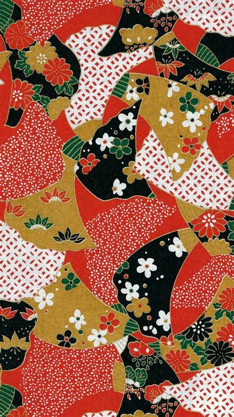 japanese kimono fabric pattern | Kimono fabric pattern, Japanese ...