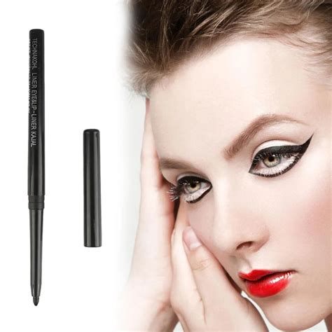 Hot 1pc Eyeliner Waterproof Pencil Black Long Lasting Smooth Matte Black Eyeliner Liquid ...