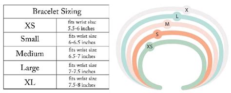 Wrist Size Chart Printable