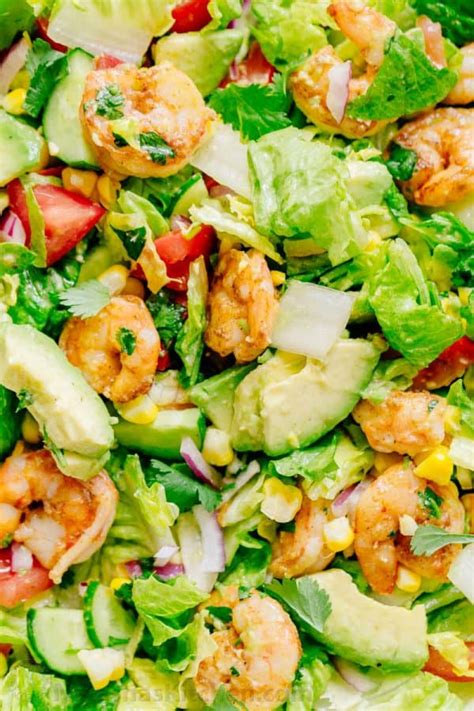 Shrimp Avocado Salad Recipe - NatashasKitchen.com