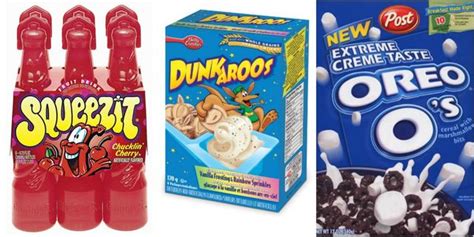 Nostalgic Childhood Snacks - Favorite 90s Snacks - Delish.com