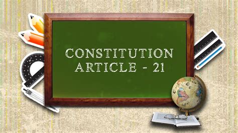 Constitutional Law: Article 21 of Indian Constitution (Right to life in ...