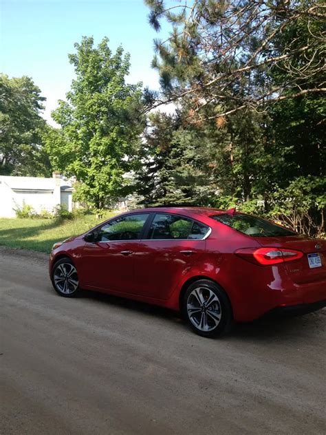 Crimson Red 2014 Kia Forte EX In Manistee, Michigan + Pictures