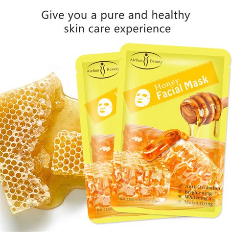 Buy aichun honey facial mask moisturizing facial mask skin brightening and moisturizing 250ml ...