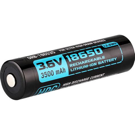 Olight HDC 18650 Rechargeable Lithium-I 18650 HDC 3500MAH-1PACK