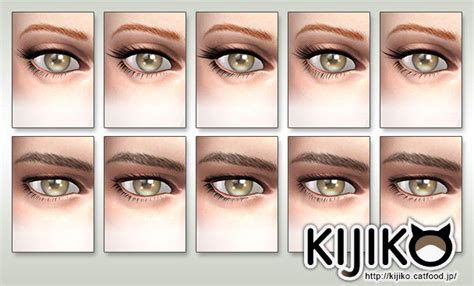 The Sims 4 CC || Kijiko || 3D Lashes | ザ・シムズ, シムズ, 睫毛