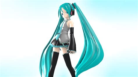 Blender test: Hatsune Miku by Vocalizer on DeviantArt