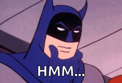 Hmmm Thinking GIF - Hmmm Thinking Batman - Discover & Share GIFs