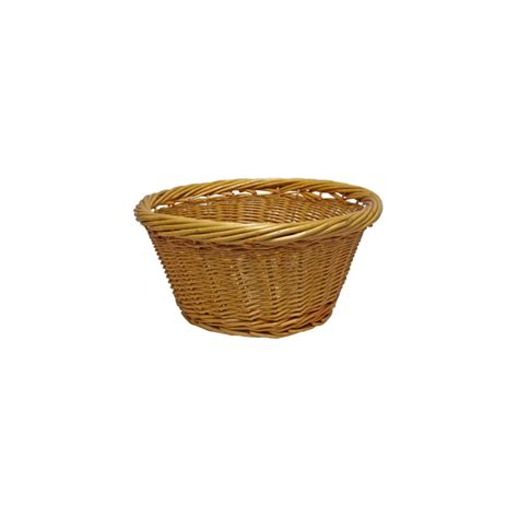 Round Natural Wicker Basket - Shop Display Solutions