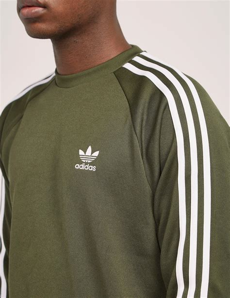 adidas Originals California Crew Sweatshirt in Khaki (Green) for Men - Lyst