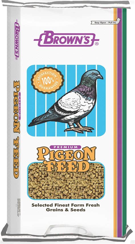 Brown's 20% Protein Pigeon Pellets Bird Food, 50-lb bag - Chewy.com