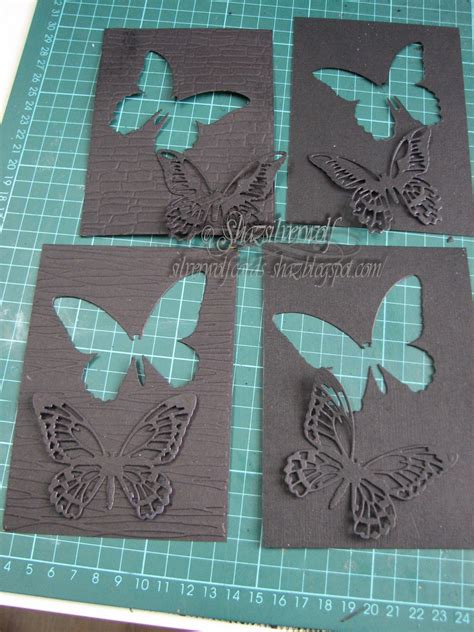 Silverwolf Cards: Quick & Easy Butterfly die cut cards