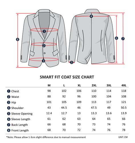 Coat-Smart-Fit-(GB)-Art-&-Size-Chart-(M-4XL)_2 - Smart Master