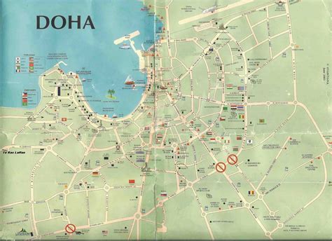 Mapas de Doha - Catar | MapasBlog